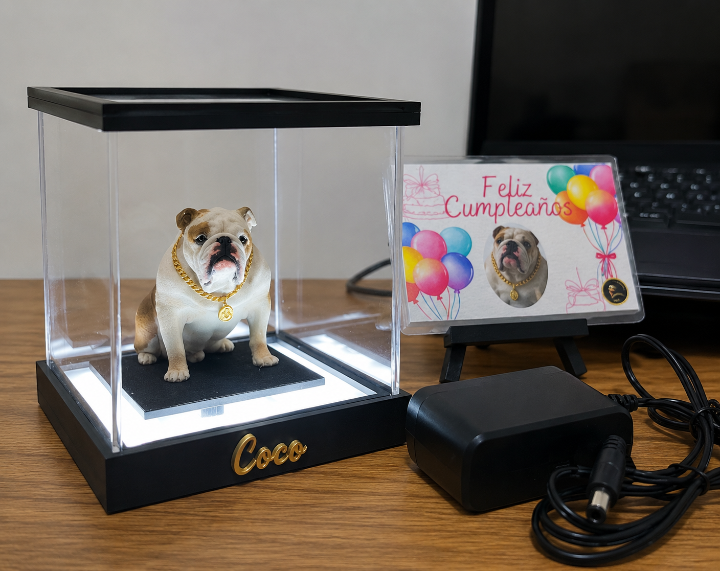 Figura personalizada de Coco en vitrina LED FlippArt